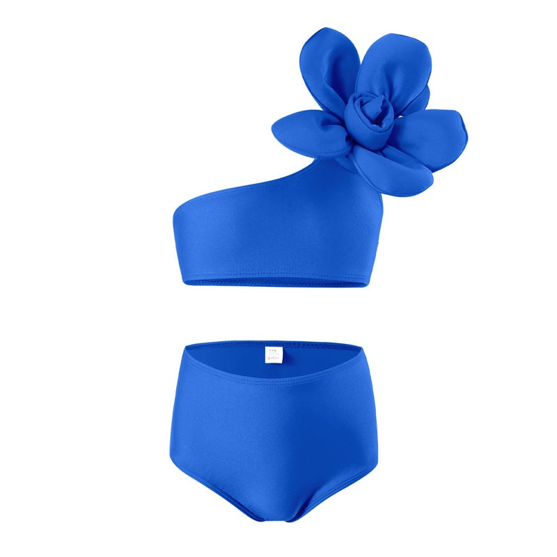 Kids' Two-Piece Swimming Suits With High Elasticity
