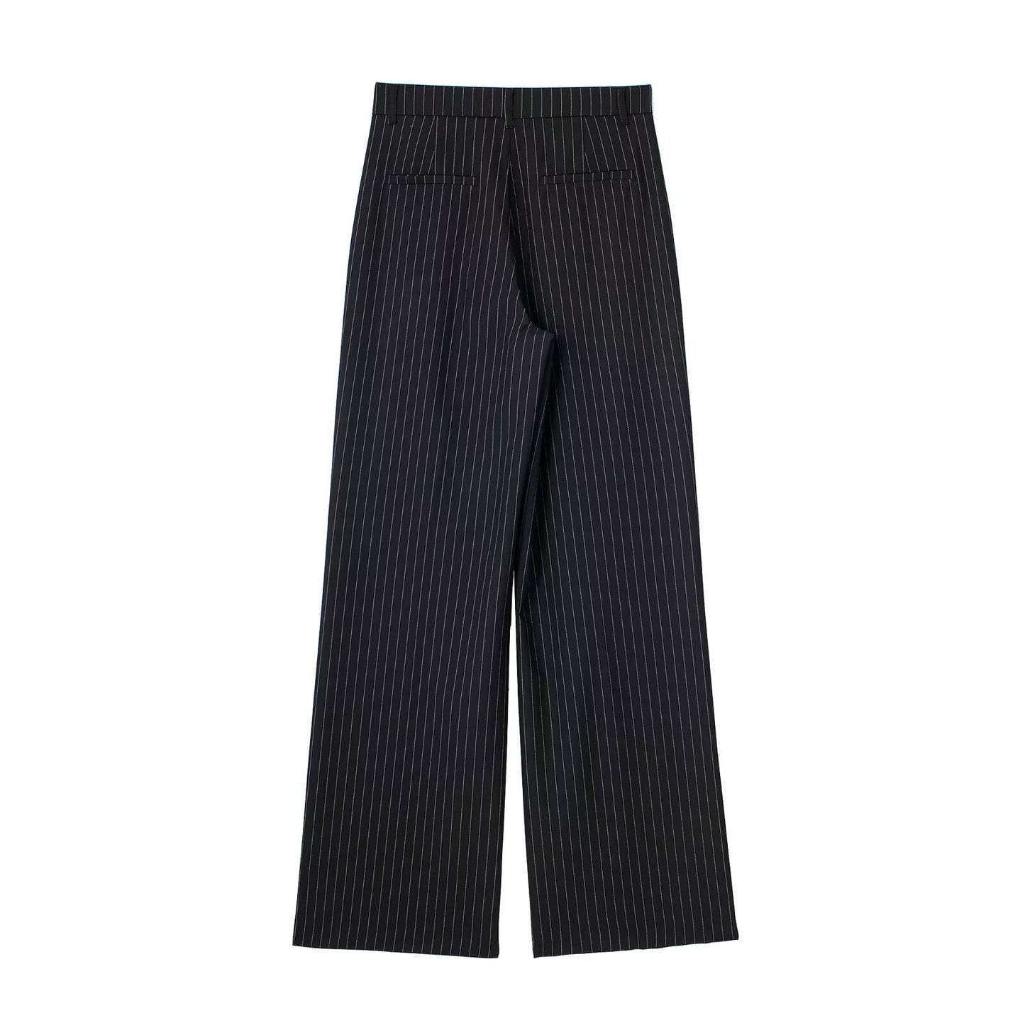 Casual High Waisted Pleated Loose Dress Pants