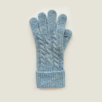 Chunky Knit Touchscreen Gloves Warm Winter Fashion