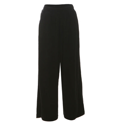 Casual High-Waisted Wide-Leg Pants For Women