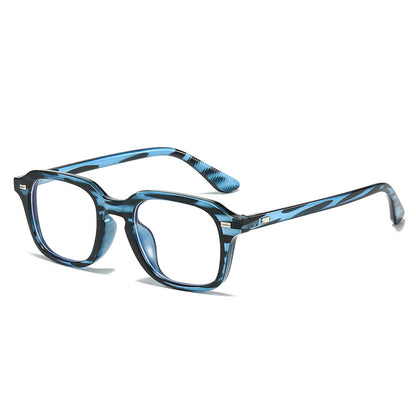 Fashion Retro Square Glasses Frame Anti-Blue Light for Adults