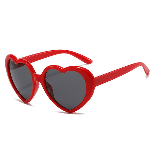 Trendy Heart-Shaped Sunglasses for Women Stylish Casual UV400 Protection