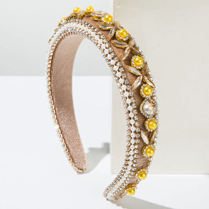 Baroque Vintage Wide Headband Elegant Hair Accessory
