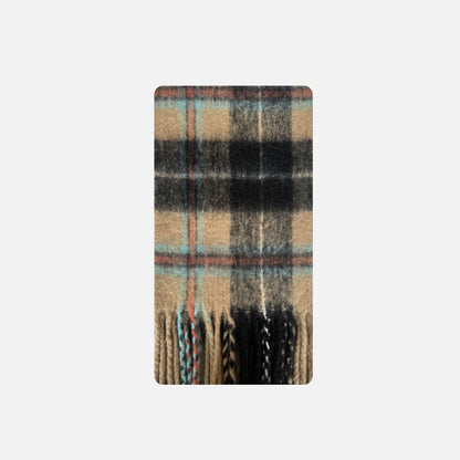 Fall Winter Classic Plaid Tassel Warm Scarf