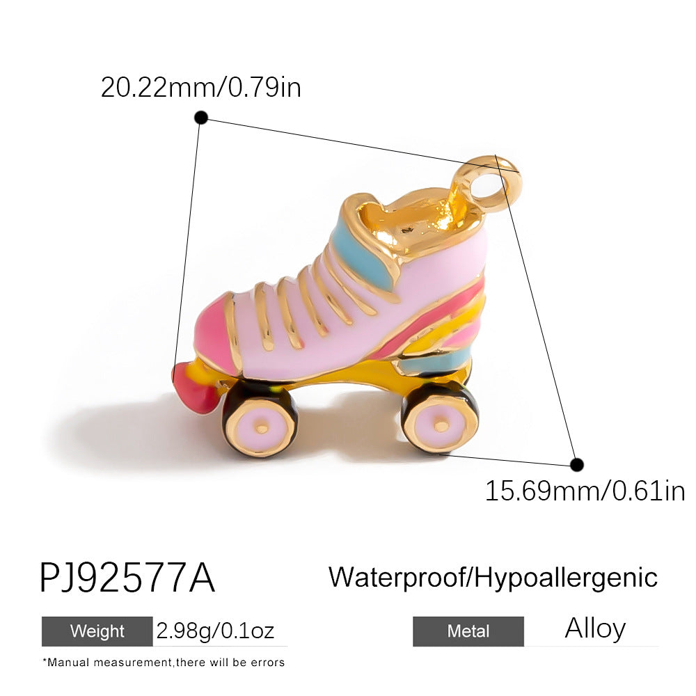 Colorful Airplane Pendant DIY Craft Accessories