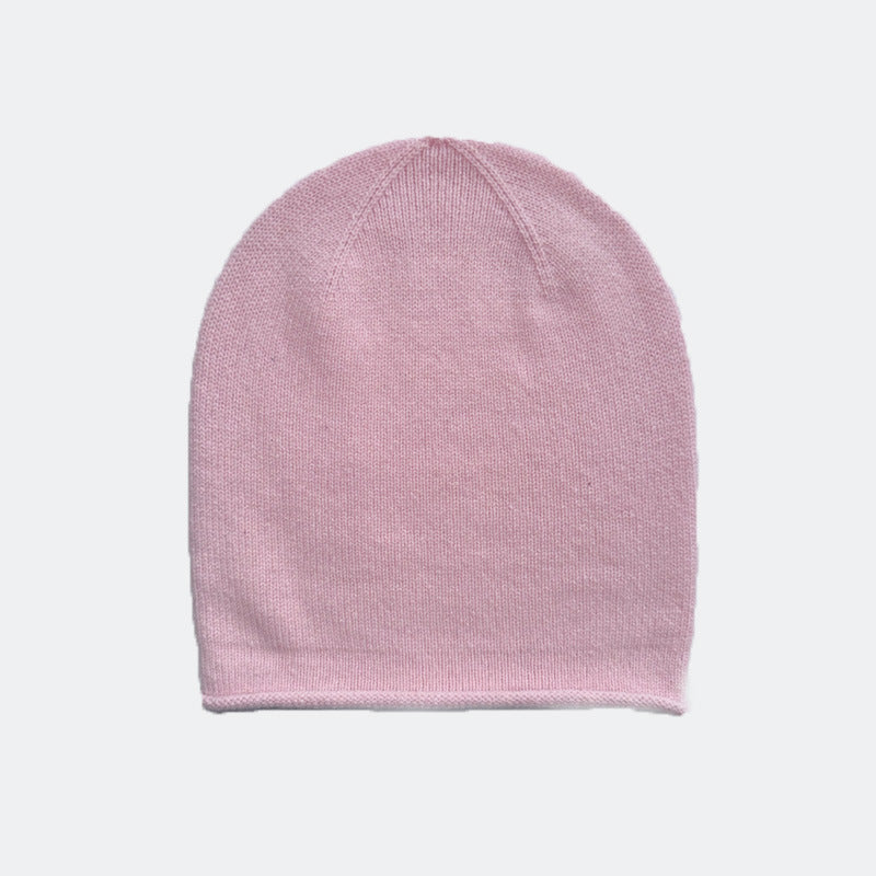 Trendy Solid Color 100% Australian Wool Knit Beanie