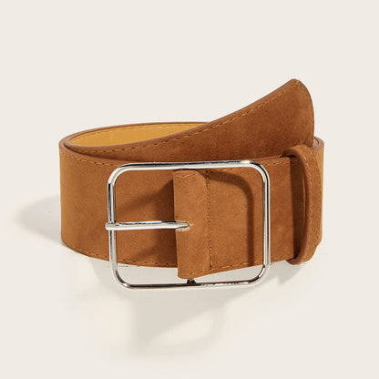 Vintage Simple Adjustable Wide Belt