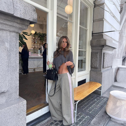 Fashionable Vacation Style Loose Sleeve T-Shirt