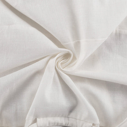 Trendy White Set with Cropped Design Shirt and Wide-Leg Pants