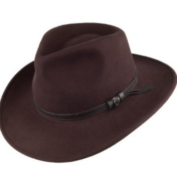 Stylish Wool Fedora Hats with Decorative Bands for Men