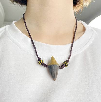The Tibetan Handmade Mud Rubbing And Tibetan Ornaments Pendant Necklace