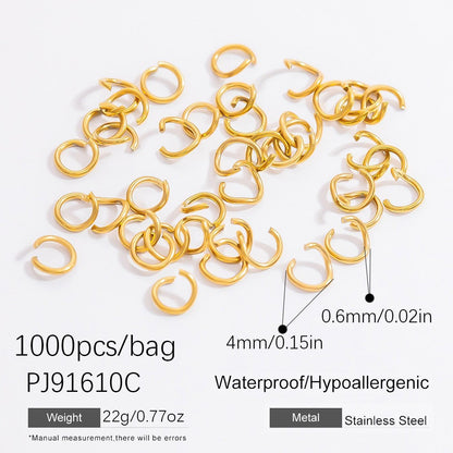 DIY Stainless Steel Open Jump Rings Jewelry Accessories