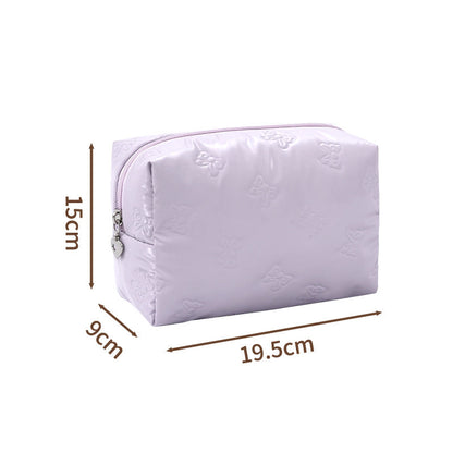 Elegant Butterfly Print Portable Cosmetic Bag