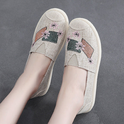 Women'S Canvas Shoes Breathable And Lightweight New Old Cloth Shoes