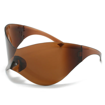 Trendy Y2K Frameless Sunglasses Unisex UV400 Protection