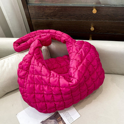Chic Cloud Shoulder Bag Stylish Large Capacity Nylon Tote
