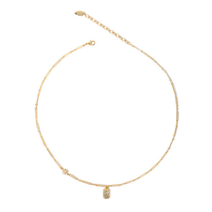 VintageÂ  Diamond Square Necklace