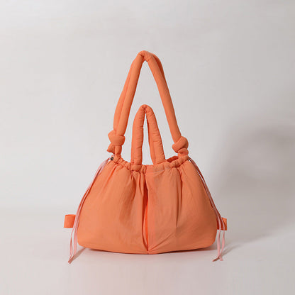 Large Capacity Nylon Tote Bag Stylish Casual Shoulder Bag