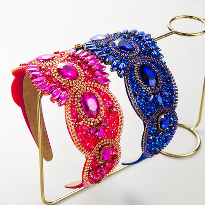 French Vintage Elegant Crystal Headband