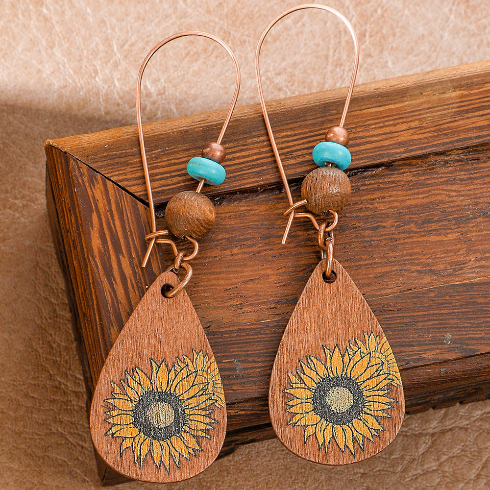Ethnic Style Fashion Earrings Set Creative Autumn Jewelry