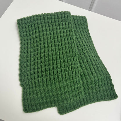 Solid Color Long Shawl Knit Soft Scarf
