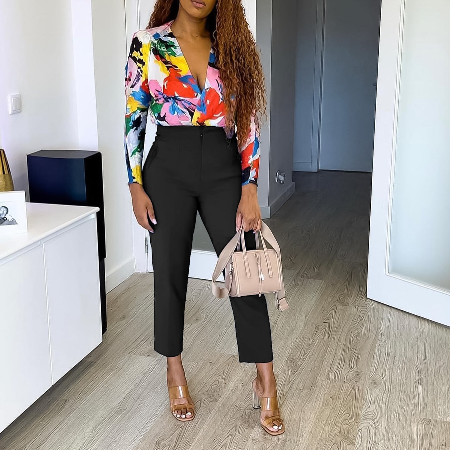 Trendy High-Waisted Trousers For Women