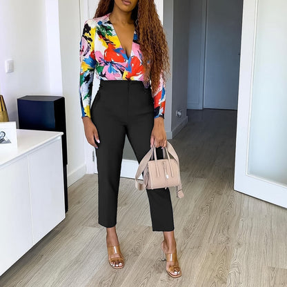Trendy High-Waisted Trousers For Women