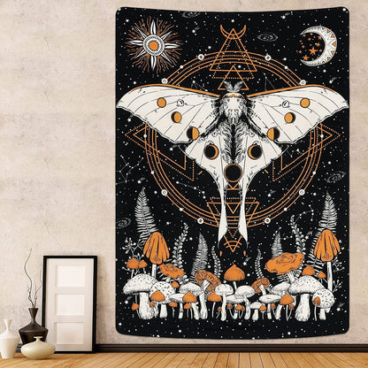 Bohemian Tapestry Room Decoration Hanging Cloth Datura Decorative Cloth Tapestry