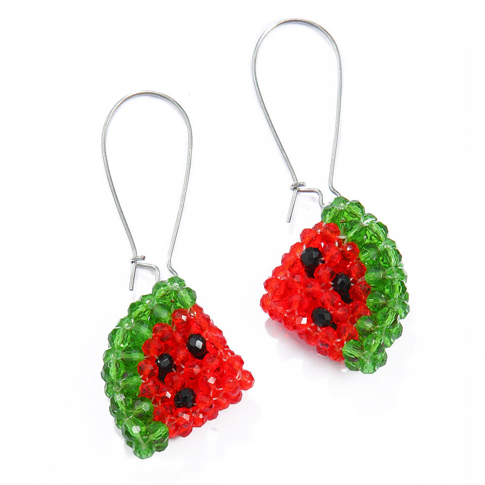 Bohemian Tassel Drop Earrings Colorful Ethnic Jewelry Set
