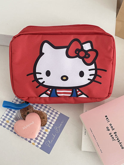 Hellokitty Foldable Makeup Bag Cute Cartoon Travel Organizer