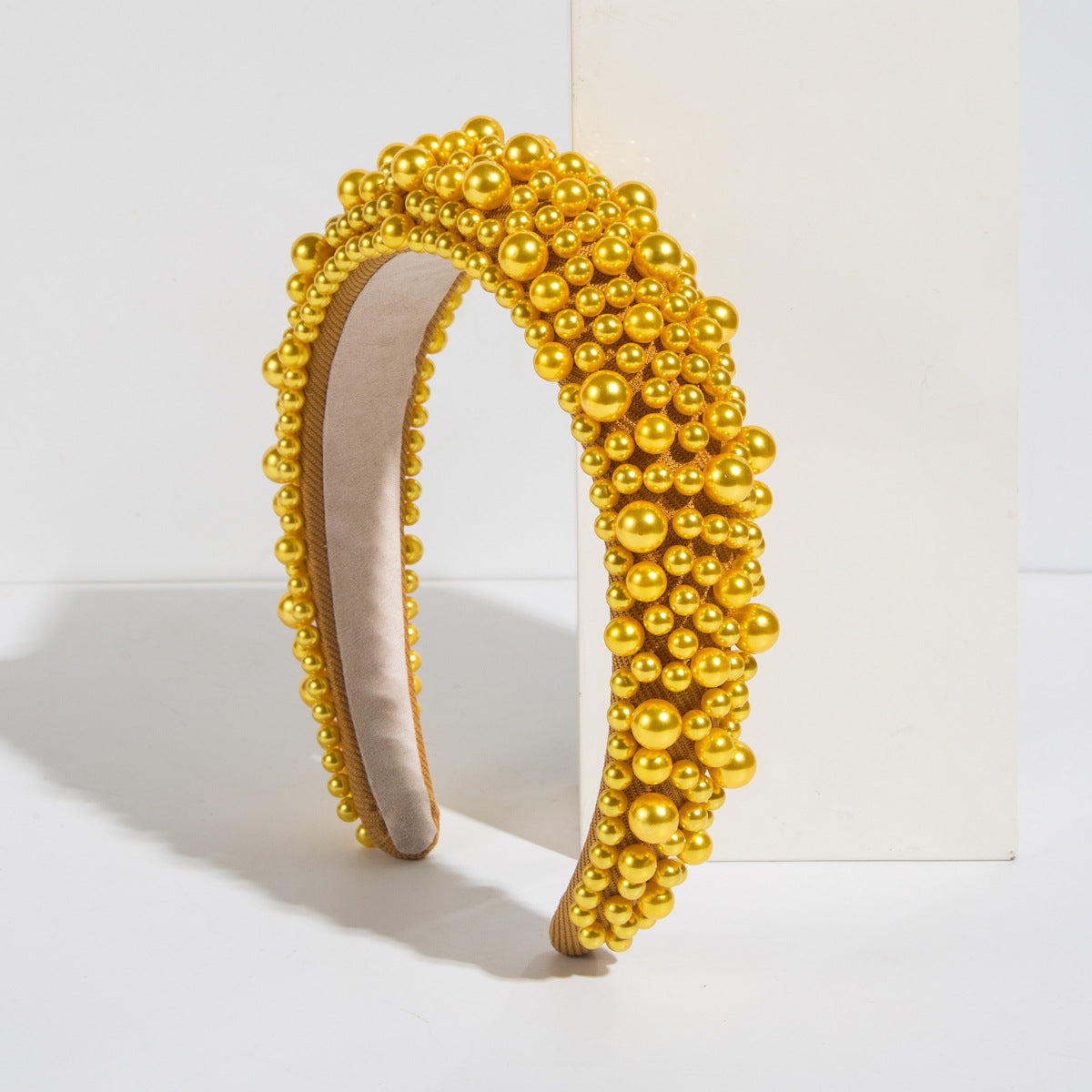 Baroque Pearl Headband Handmade Cute Hair Accessory