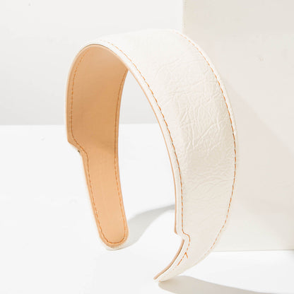 Minimalist Premium Leather Headband for Women