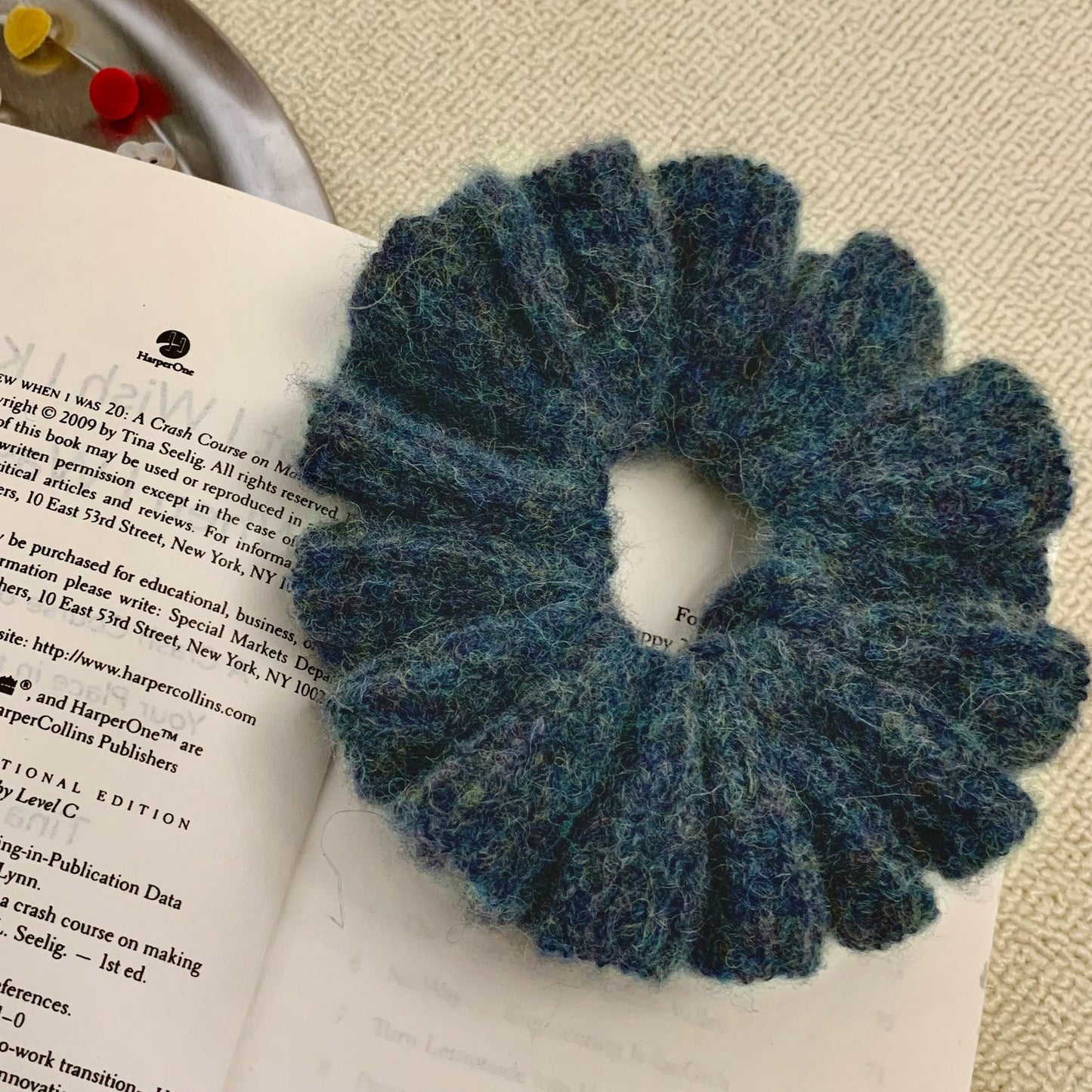 High-Quality Alpaca Wool Soft Hair Ties Oversized Hair Accessories
