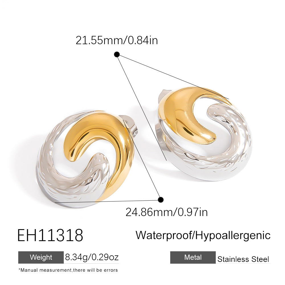 Geometric Triangle Stainless Steel Earrings Premium Minimalist Design