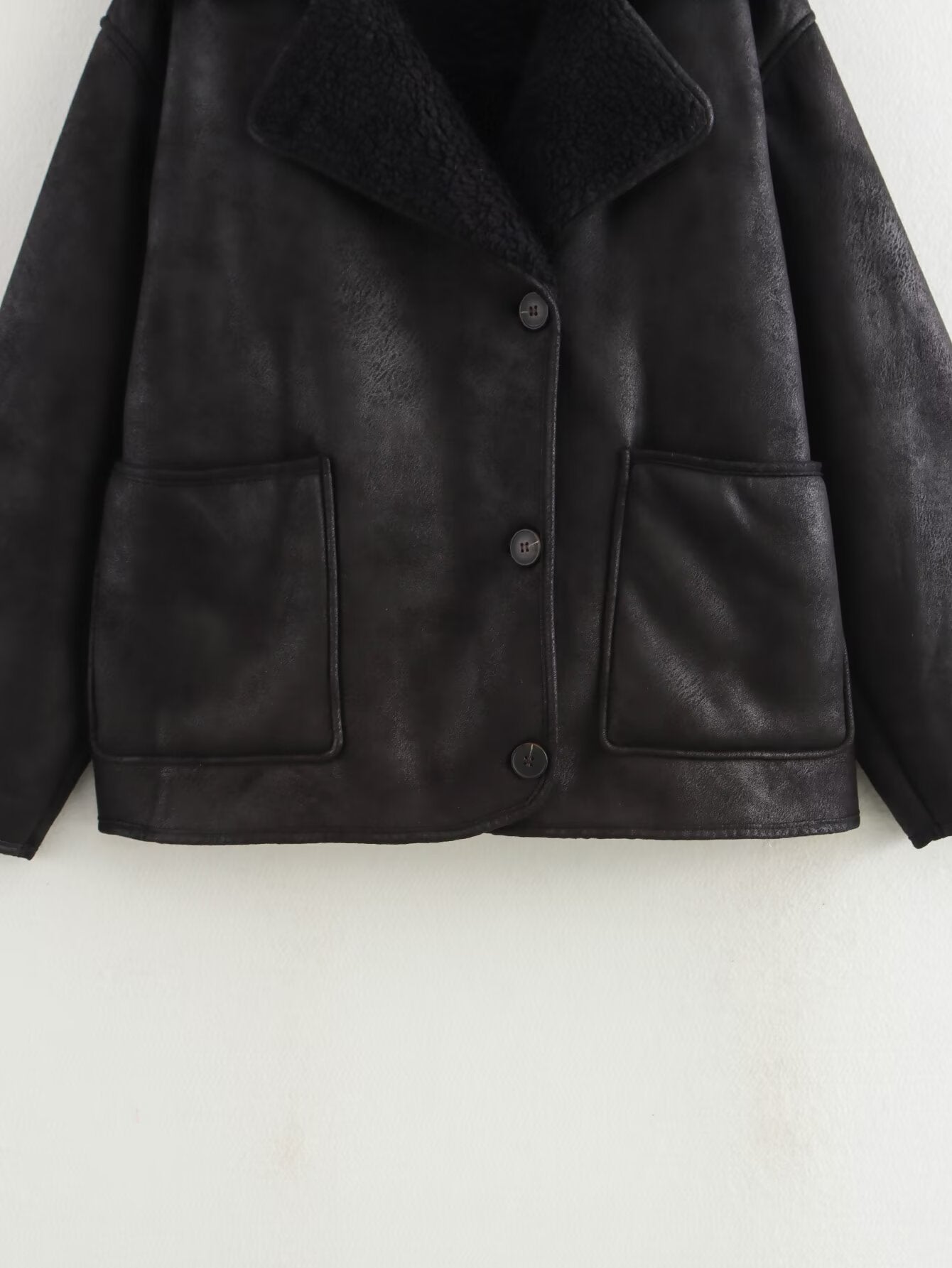 Winter Trendy Lapel Collar Thicken Warm Jacket