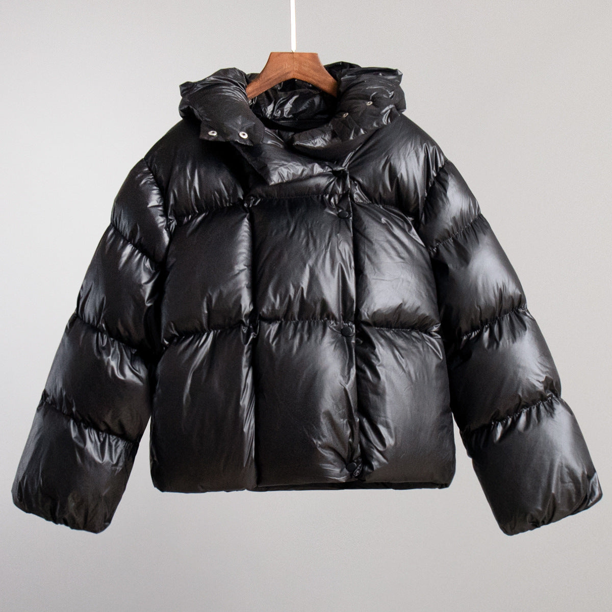 Women's Trendy Hooded Puffer Jacket Casual Street Style