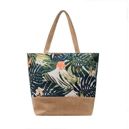 Fashion Canvas Tote Bag Artistic Shoulder Bag