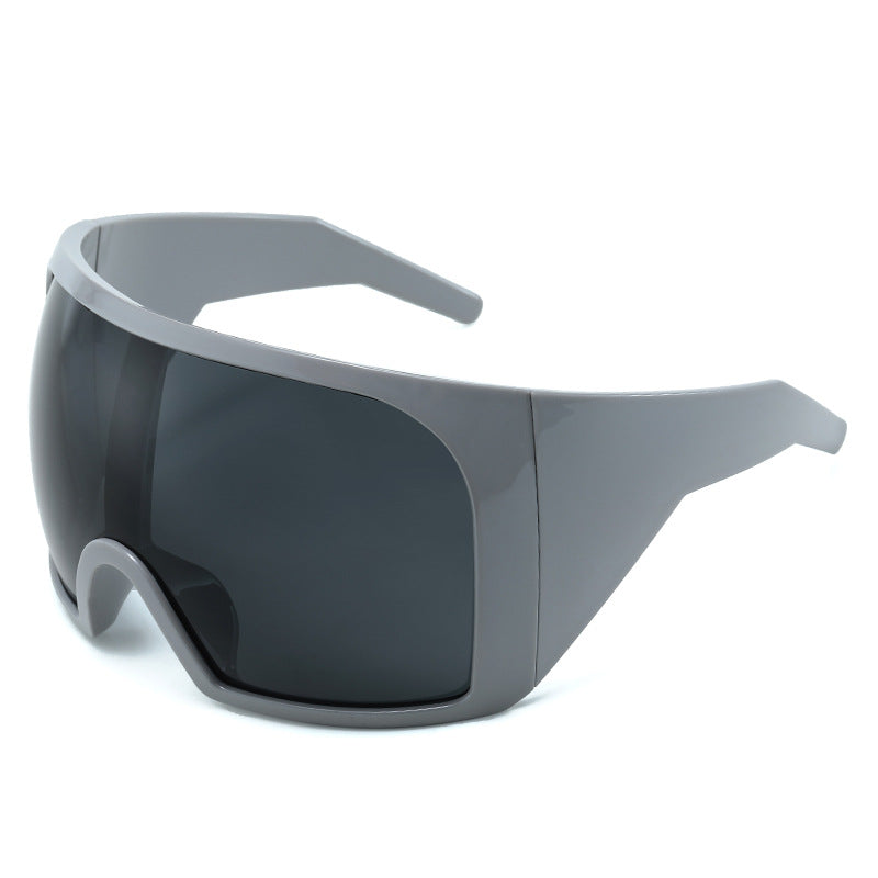 Futuristic Wraparound Sunglasses for Men and Women