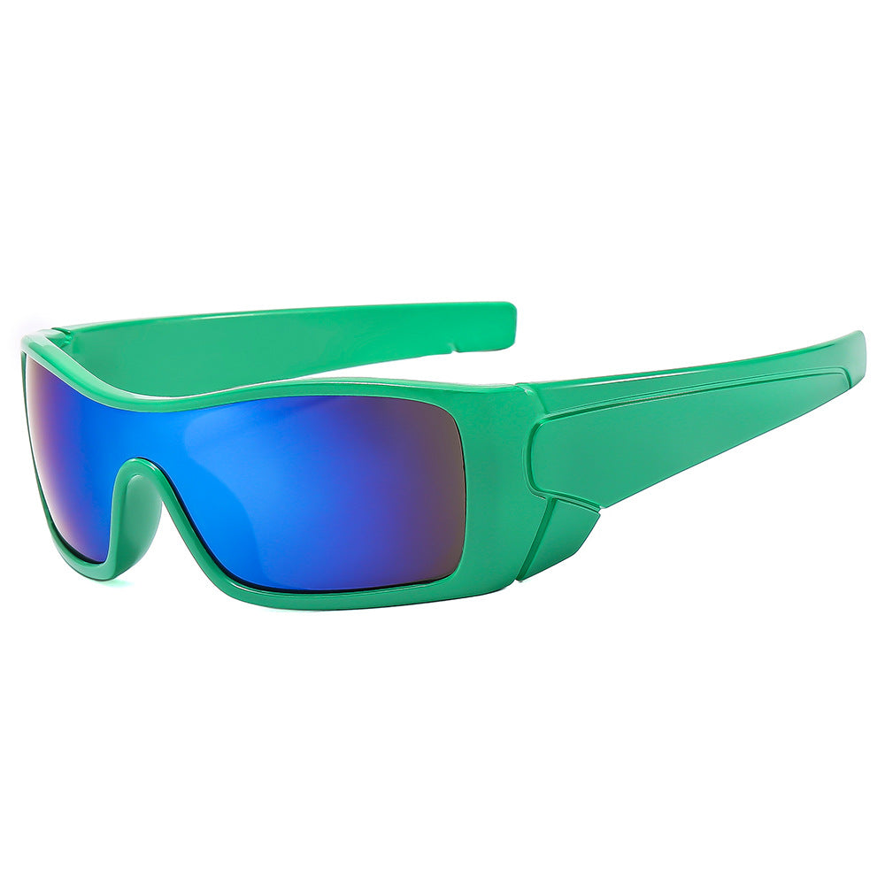 Y2K Futuristic Square Sunglasses Stylish Men's Eyewear