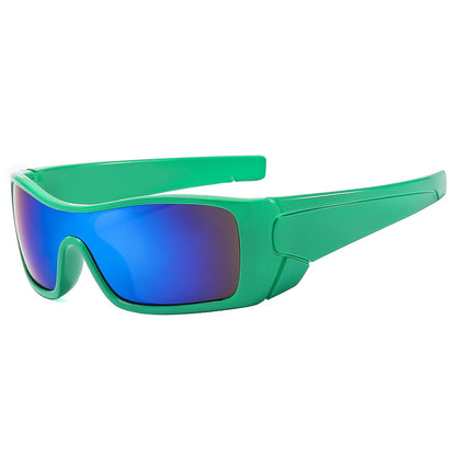 Y2K Futuristic Square Sunglasses Stylish Men's Eyewear