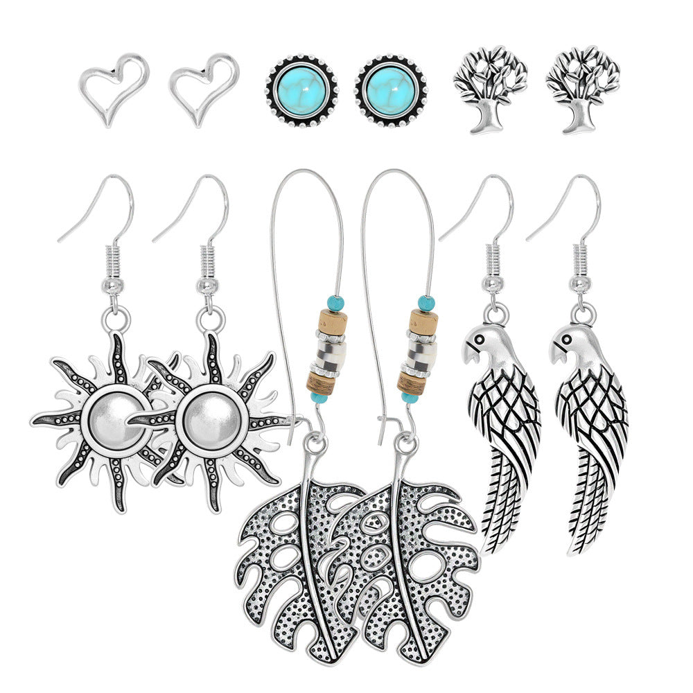 Bohemian Vintage Hollow Circle Earrings for Women