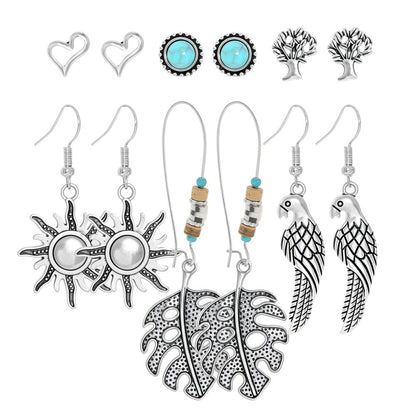 Bohemian Vintage Hollow Circle Earrings for Women