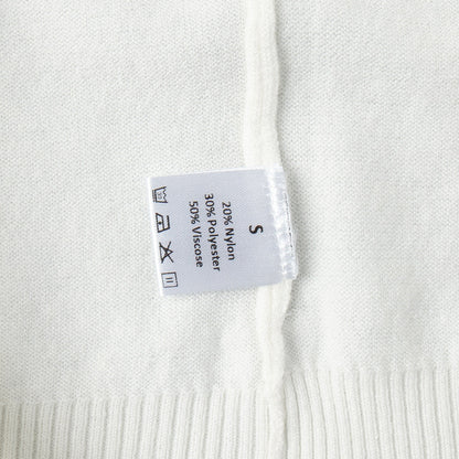 High Neck Sleeveless Knit Top Comfortable Casual Shirt