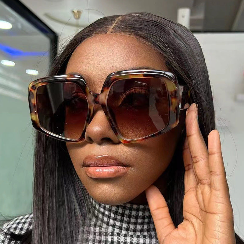 Trendy Oversized Oval Sunglasses for Women
