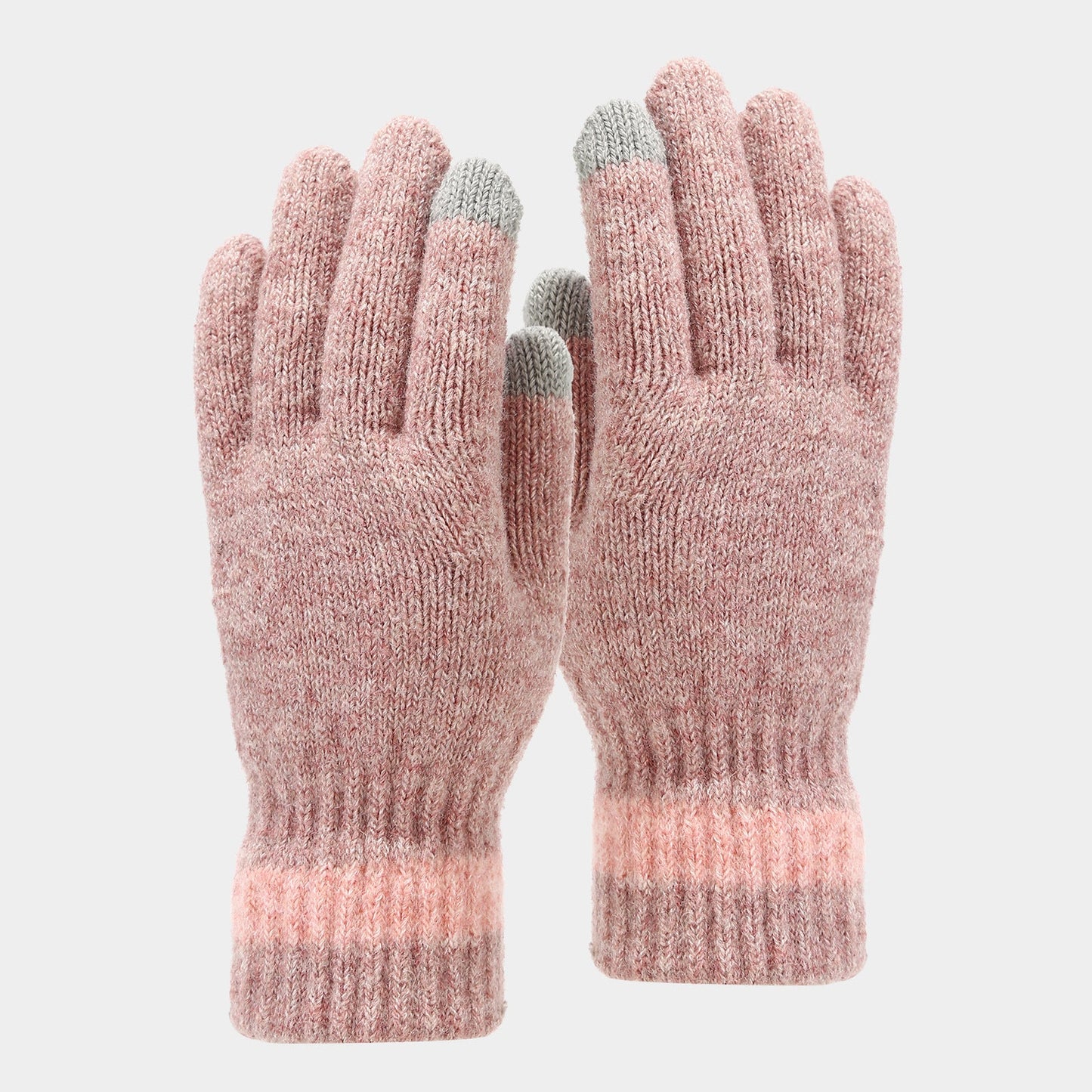 Winter Cute Bow Knot Hat Scarf Gloves Set