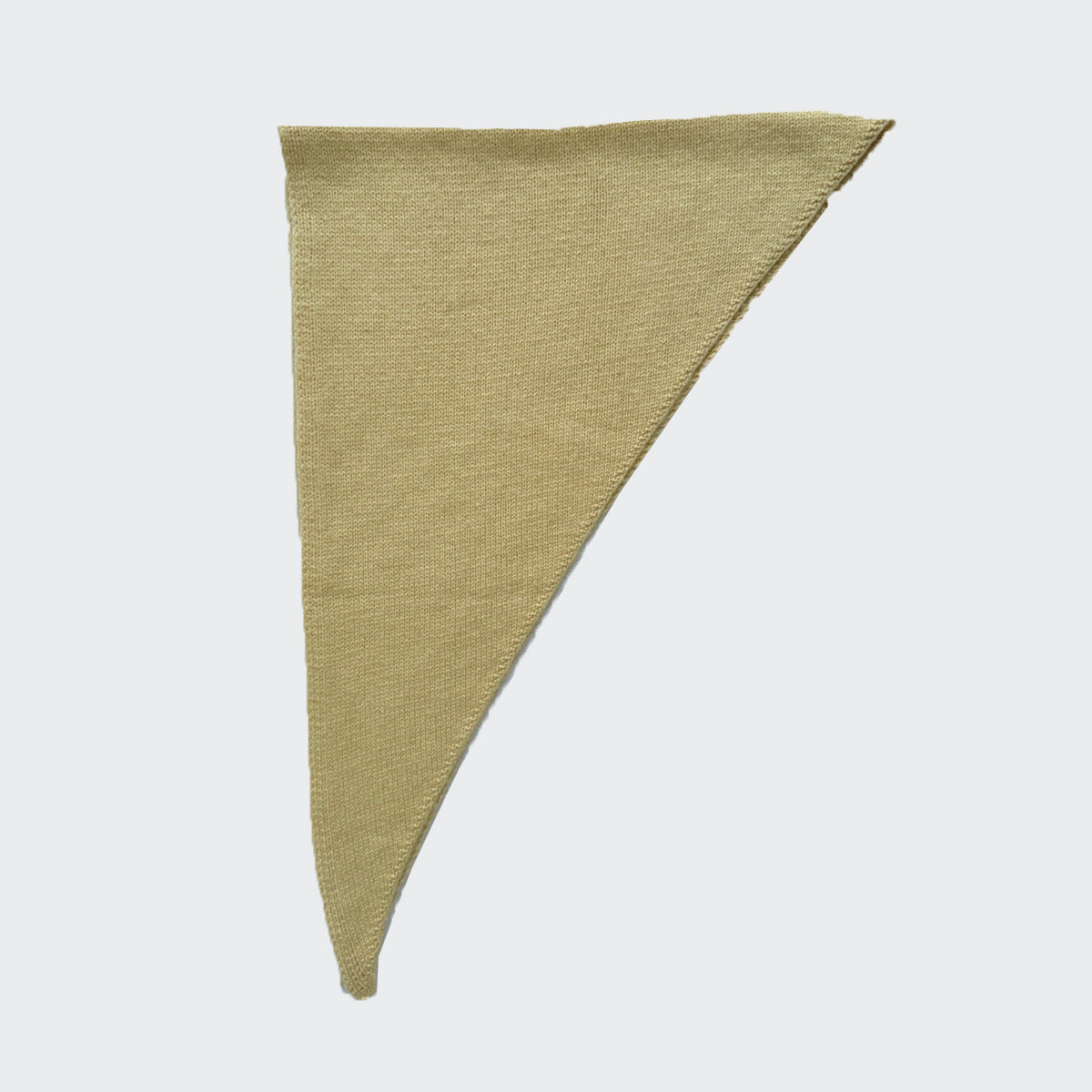 Hand Knitted Triangle Scarf Women Soft Rabbit Hair Wool Blend
