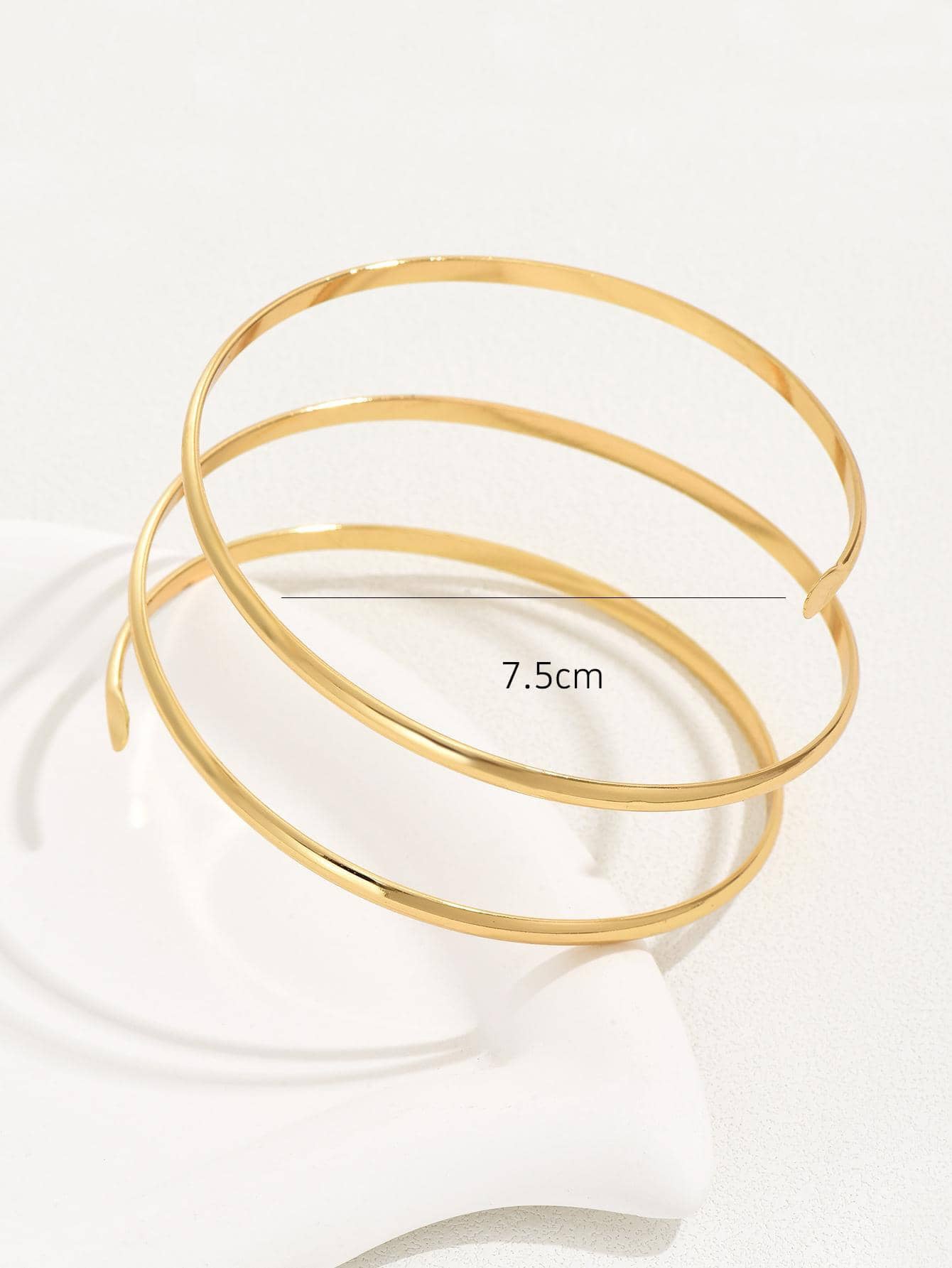 Simple Layered Punk Arm Cuff