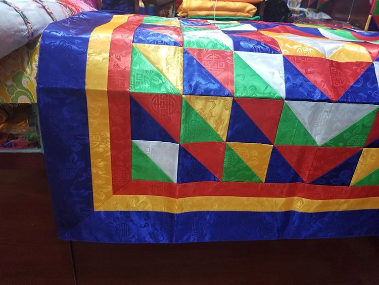 Tibetan Eight Treasures Mandala Tablecloth Tantric Buddhist Hall Decoration Guru Lama Chanting Tablecloth