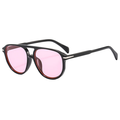 Trendy Oval Frame Sunglasses for Men and Women