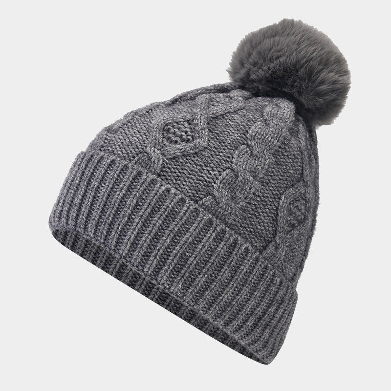 Winter Cable Knit Thermal Scarf Hat Gloves Sets
